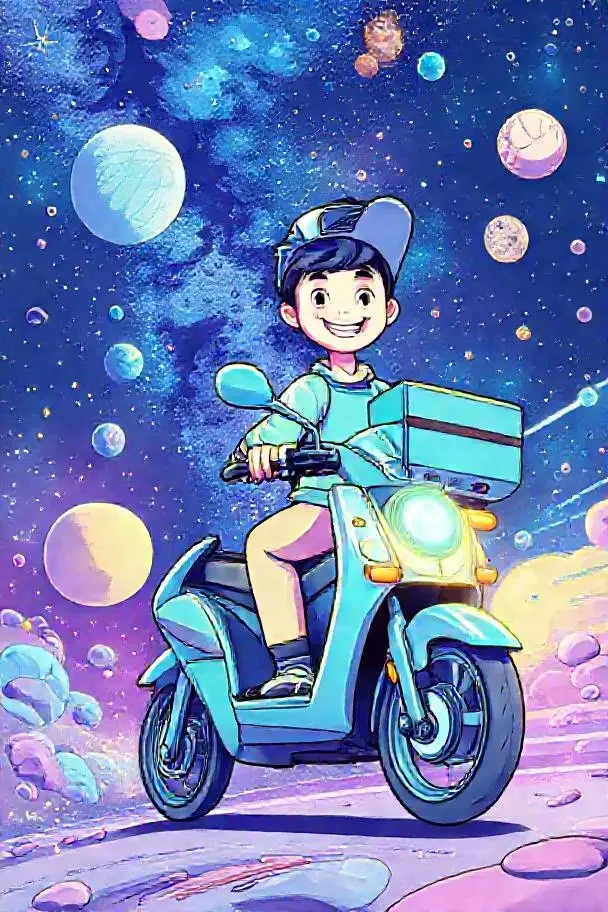 刃牙漫画《银河快递员》动漫封面